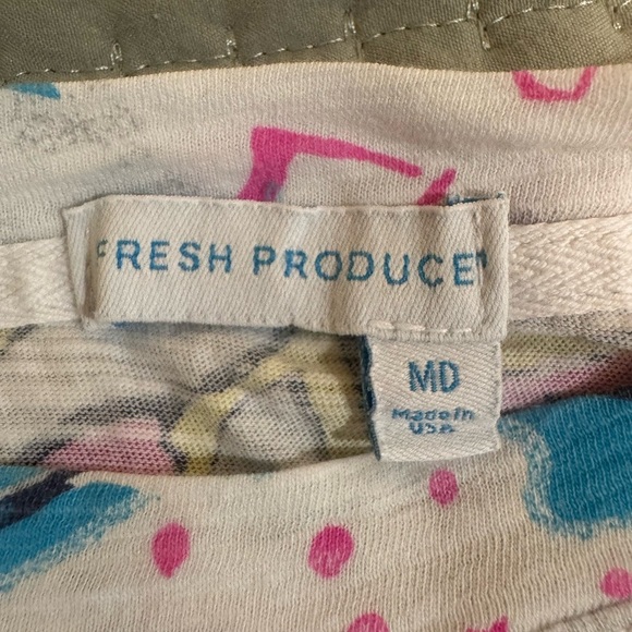 Fresh Produce Floral Print Women's Top. 3/4 sleeve. Size M. VGUC - Picture 4 of 10